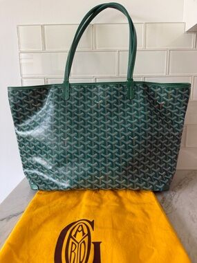 Goyard Artois MM Tote in Green